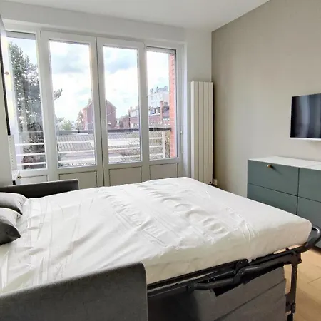 Le Salengro - Cozy Avec Parking Privee Appartamento
